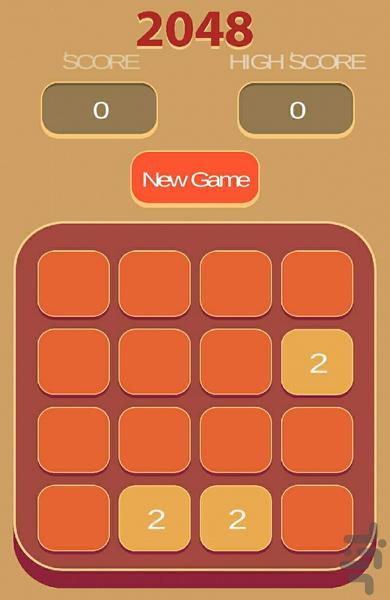 2048 - Gameplay image of android game