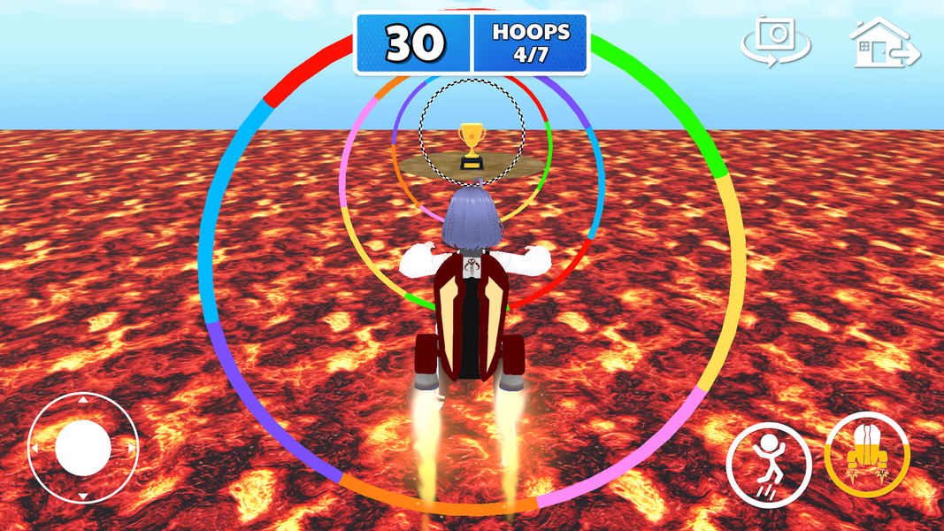 The Floor Is Lava Obby Nextbot - Gameplay image of android game