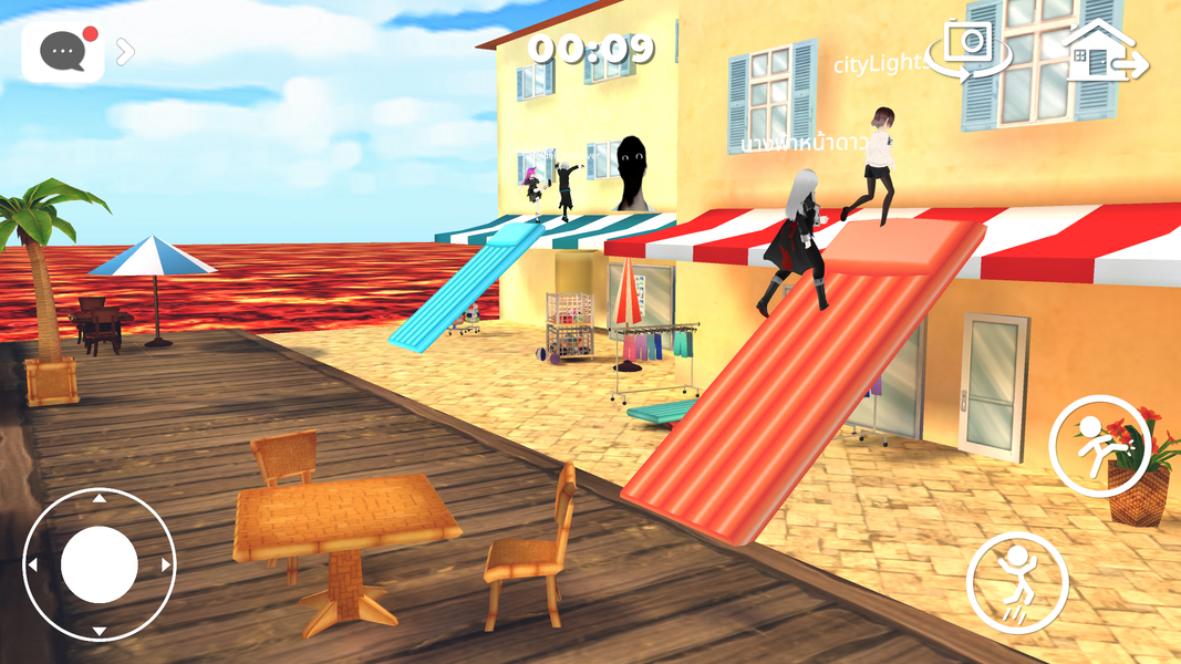 The Floor Is Lava Obby Nextbot - Gameplay image of android game