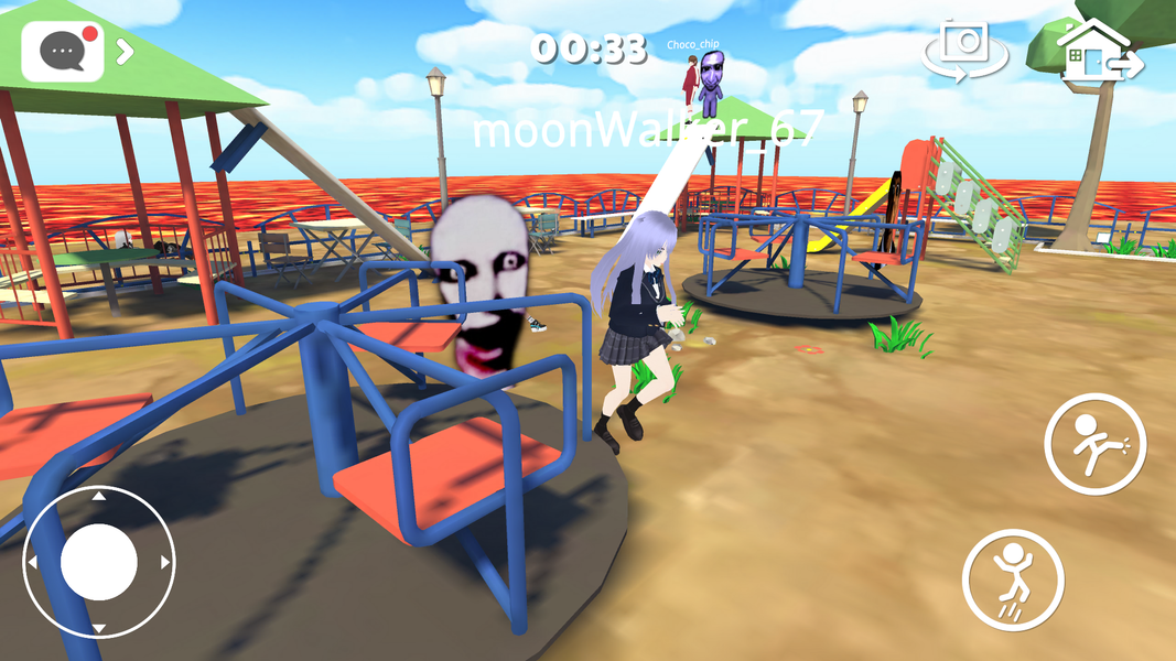 The Floor Is Lava Obby Nextbot - Gameplay image of android game