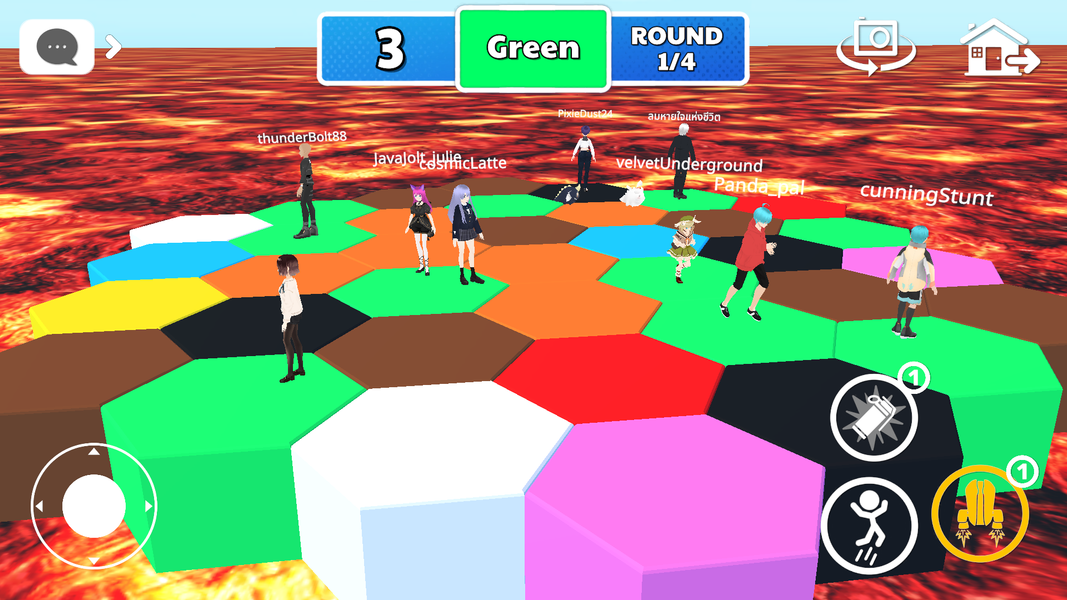 The Floor Is Lava Obby Nextbot - Gameplay image of android game