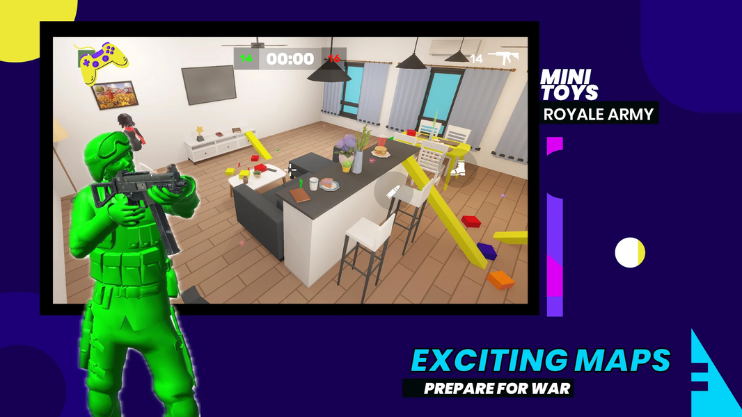 Mini Toys: Royale Army - عکس بازی موبایلی اندروید