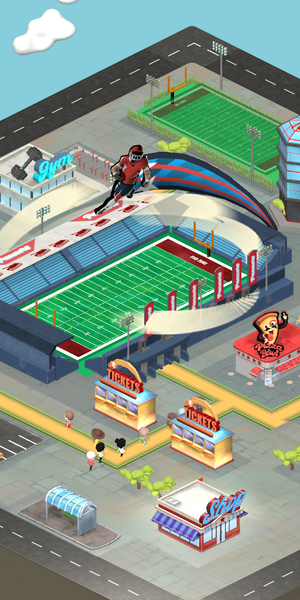 American Football Kingdom - Gameplay image of android game