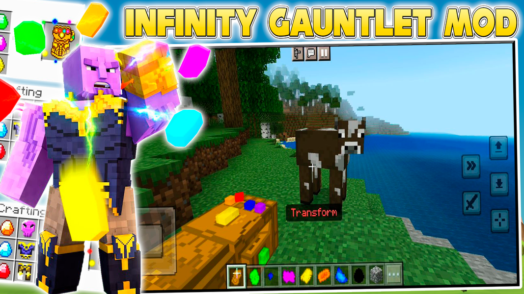 Thanos Gauntlet Mod - Image screenshot of android app