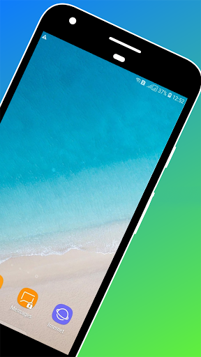 Blue Wallpaper - Image screenshot of android app