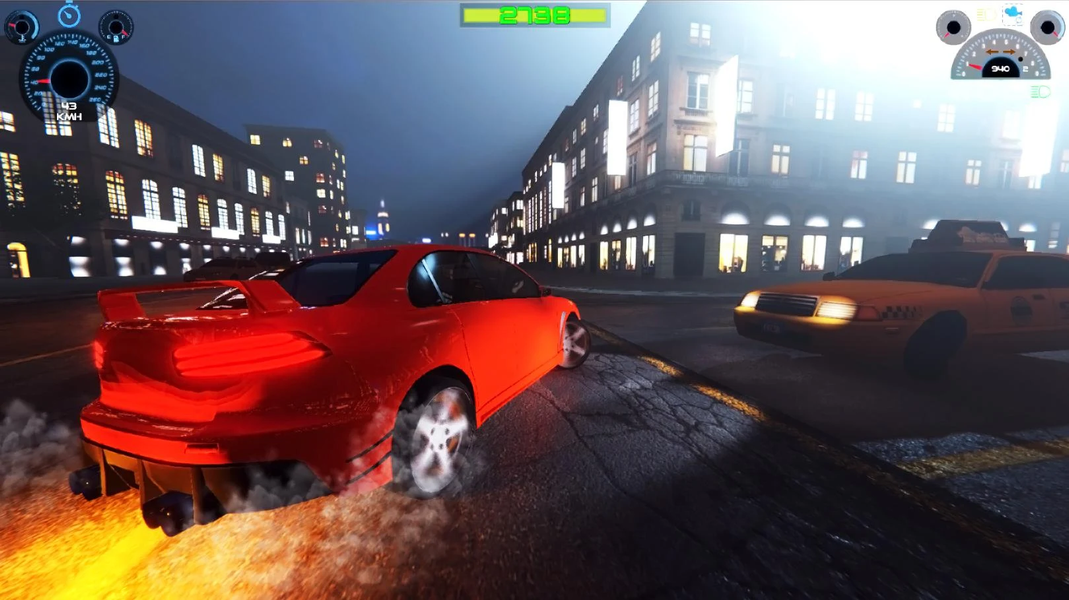 City Car Driving Simulator: Ul - Gameplay image of android game