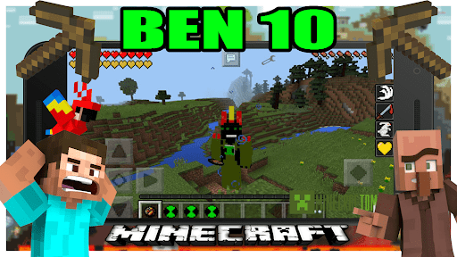 Ben 10 MCPE Minecraft Game Mod - Image screenshot of android app