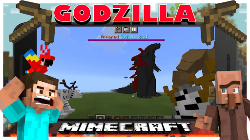 Godzilla Game Mod Minecraft - عکس برنامه موبایلی اندروید