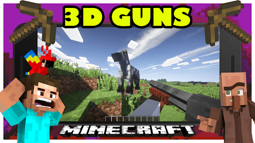 3D Gun Mod Minecraft Simulator - عکس برنامه موبایلی اندروید