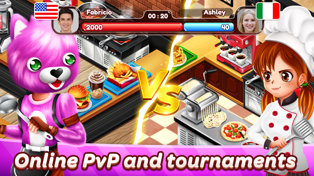 Cafe Panic: Cooking games - عکس بازی موبایلی اندروید