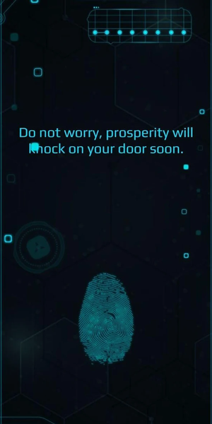 Fingerprint fortune telling - Image screenshot of android app