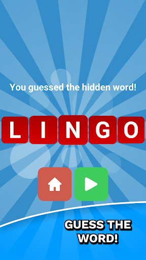 Lingo word game - Gameplay image of android game