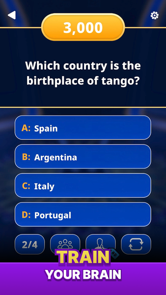 Millionaire - Quiz & Trivia - عکس بازی موبایلی اندروید