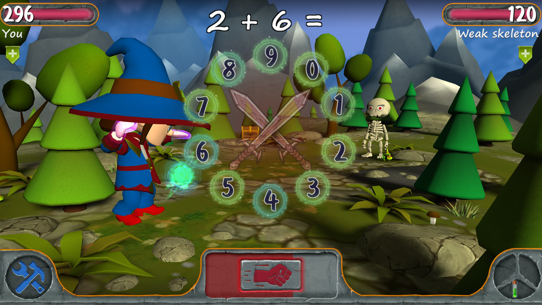 Heroes of Math and Magic - Gameplay image of android game
