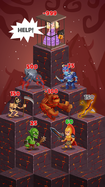Hero Stack Tower Wars - Gameplay image of android game