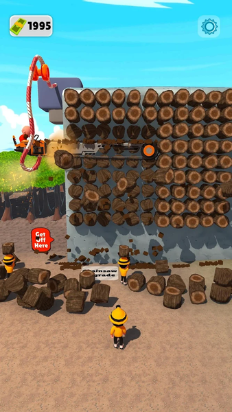 Wood Cutter 3D - Gameplay image of android game