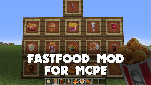 دانلود بازی Fast Food Restaurant Mod for Minecraft PE برای اندروید