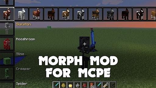 برنامه Morph Mod For Minecraft Pe دانلود کافه بازار