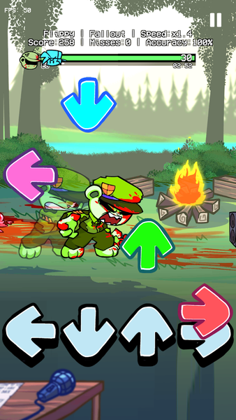 Flippy Flippin Out V1 Mod - Gameplay image of android game