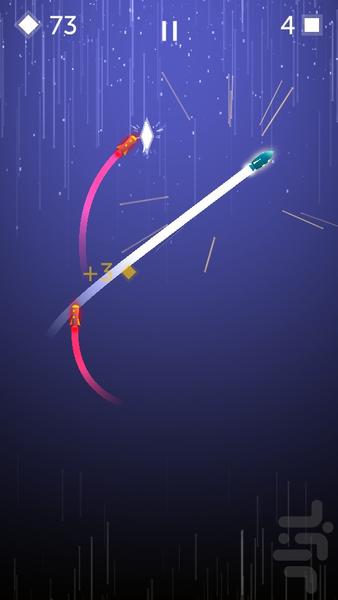 راکت ران - Gameplay image of android game