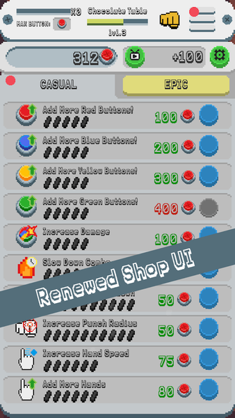 BUTTONS - Clicker Game - عکس بازی موبایلی اندروید