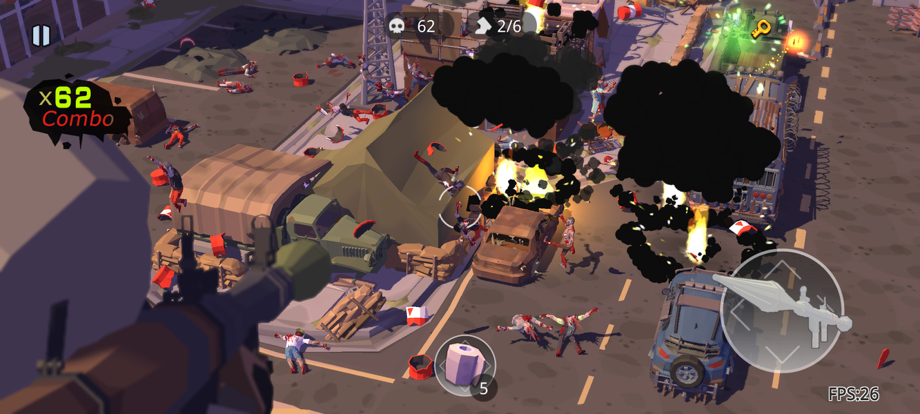 Zombie Battlefield - عکس بازی موبایلی اندروید
