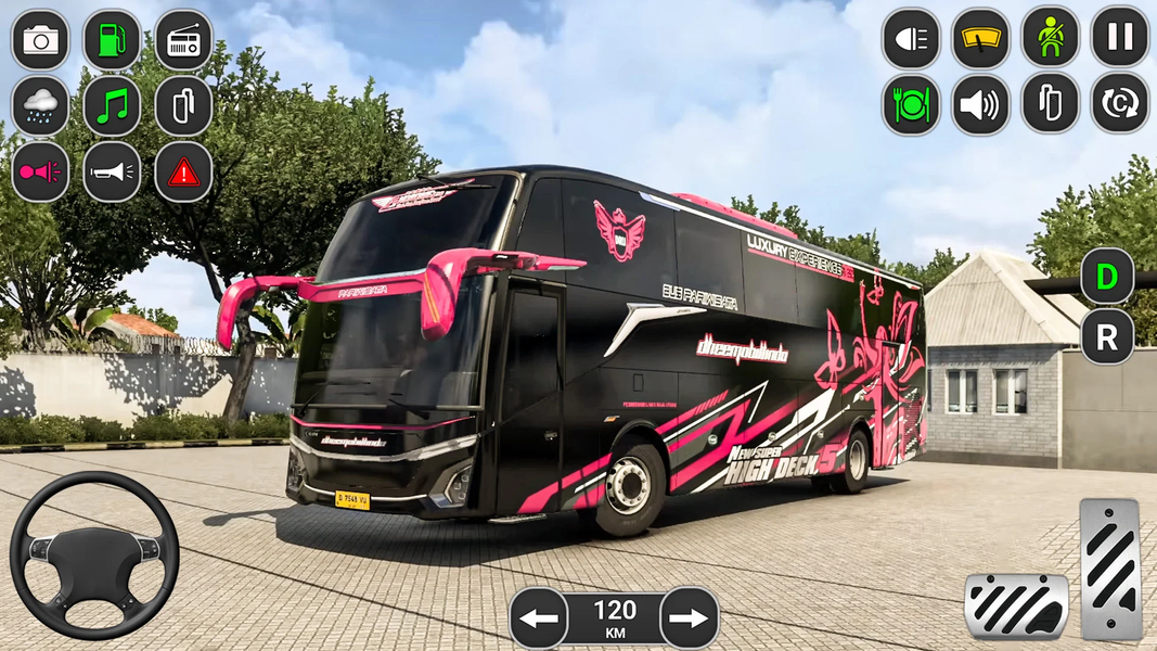 Bus Driving Simulator City Bus - Gameplay image of android game