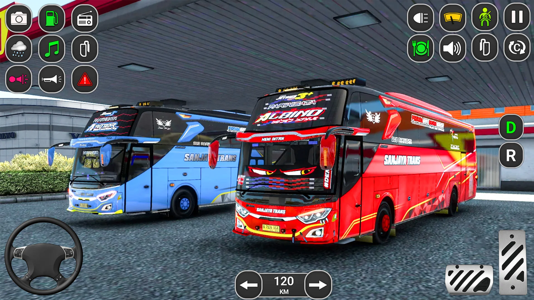Bus Driving Simulator City Bus - Gameplay image of android game