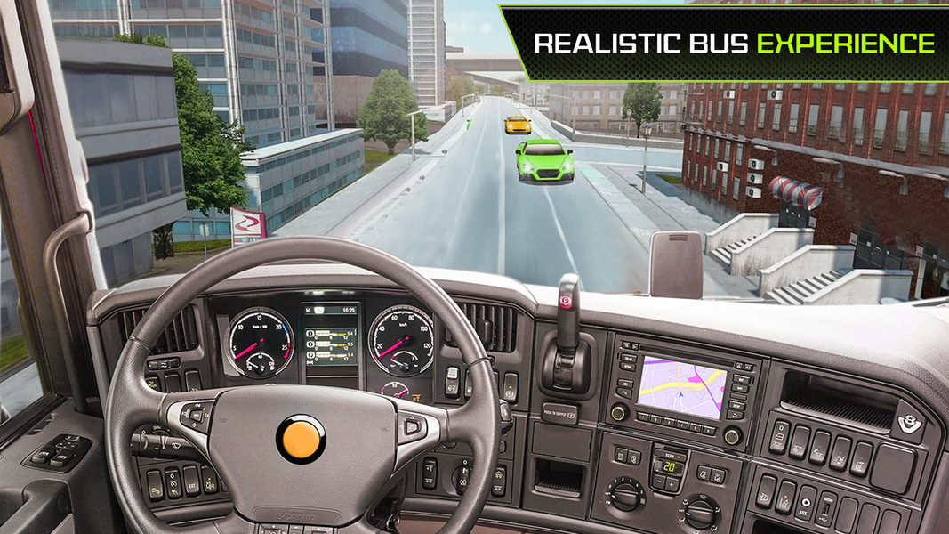 Bus Simulator: City Driver 3D - Gameplay image of android game