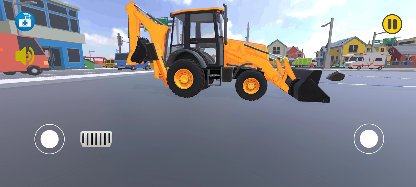 JCB Backhoe Construction Game - عکس بازی موبایلی اندروید