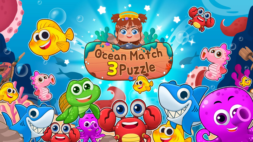 Ocean Match-۳ Puzzle - عکس بازی موبایلی اندروید