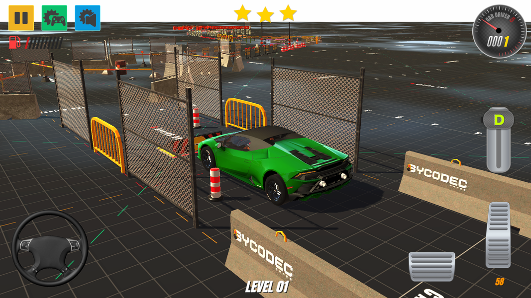 Car Driver 5 (HARD) - Gameplay image of android game