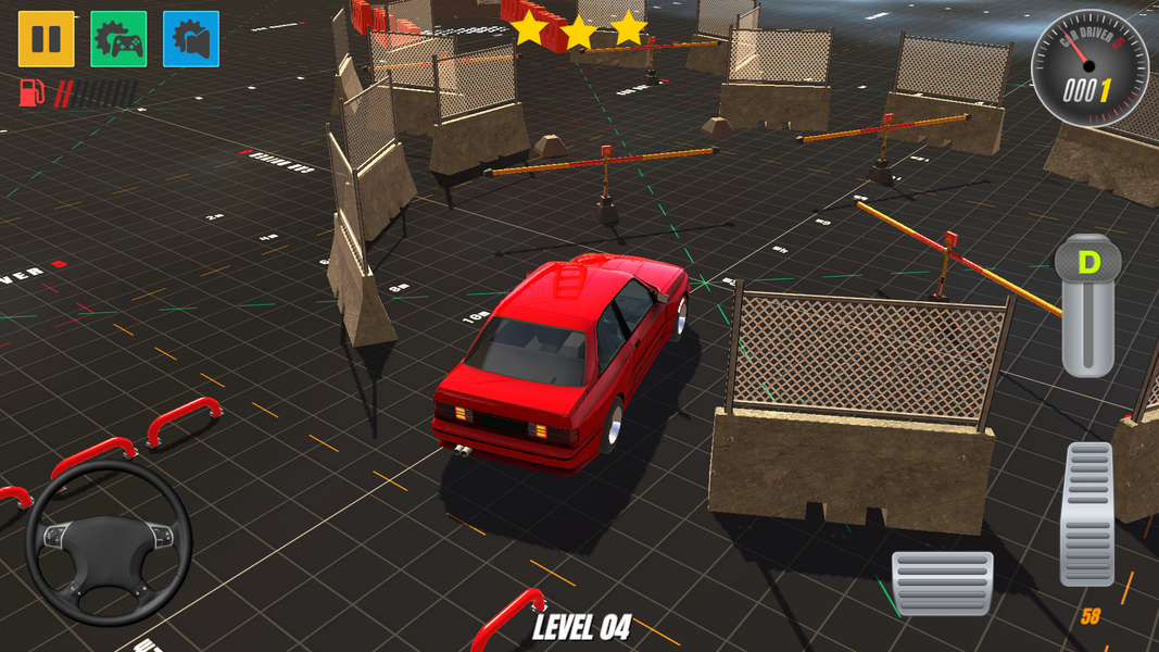Car Driver 5 (HARD) - Gameplay image of android game