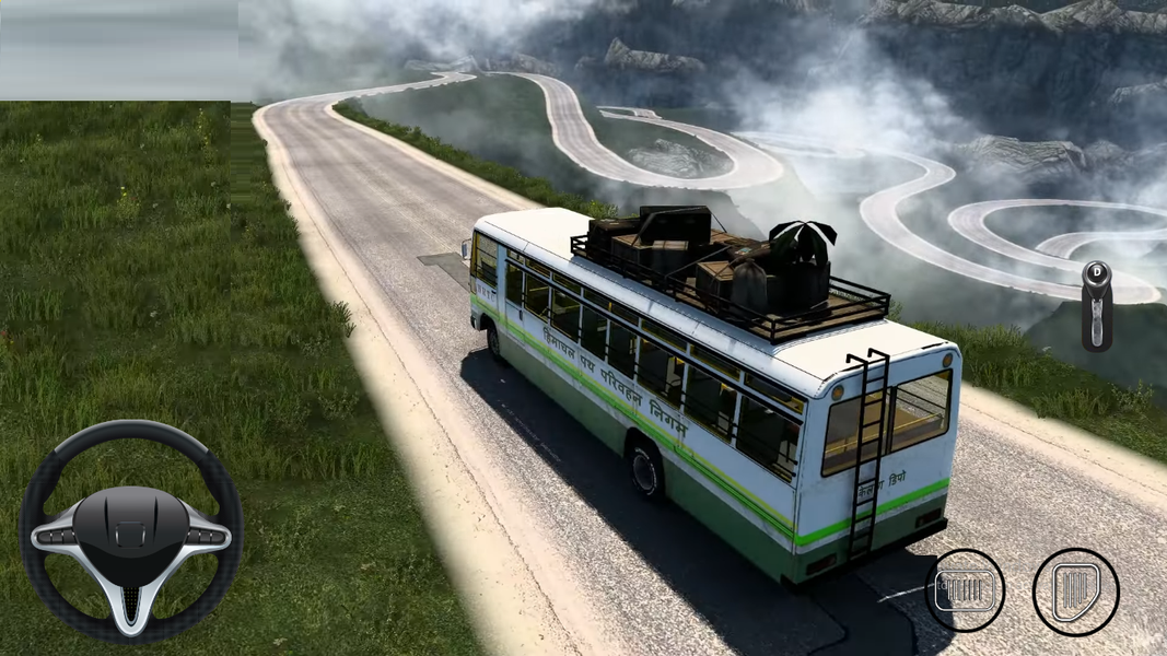 Indian Bus Simulator Game 3D - Gameplay image of android game