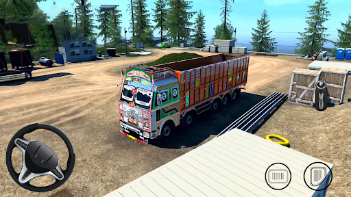 Indian Truck Simulator Game 3D - Gameplay image of android game