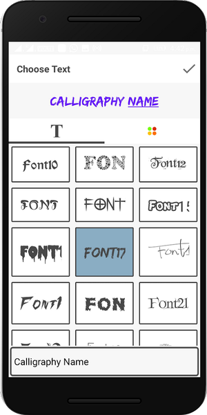 Calligraphy Name - Image screenshot of android app