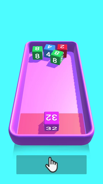 Cube2048 - Gameplay image of android game