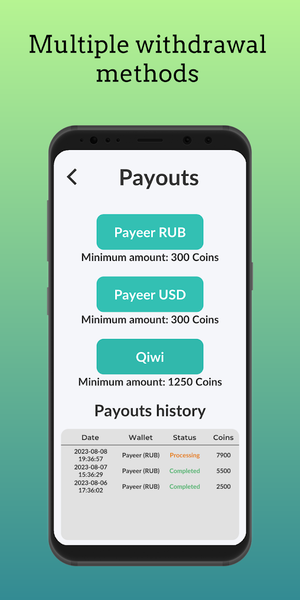 AdsCoin - Easy Mobile Earnings - Image screenshot of android app