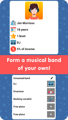 Musician Simulator: Tycoon - عکس بازی موبایلی اندروید