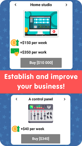 Musician Simulator: Tycoon - عکس بازی موبایلی اندروید