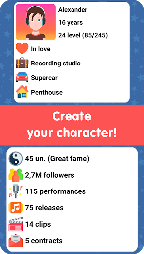Musician Simulator: Tycoon - عکس بازی موبایلی اندروید