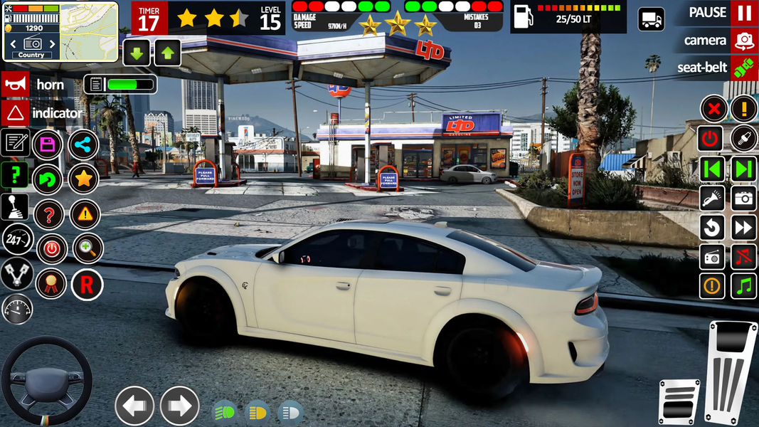 Car Driving Game 3D Simulator - Gameplay image of android game