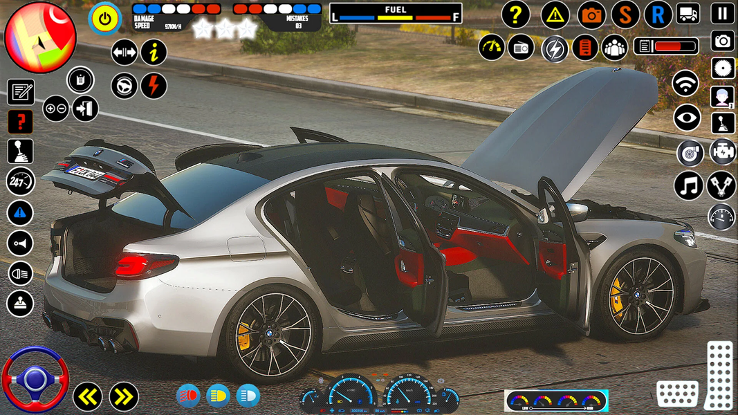 Car Driving Game 3D Simulator - Gameplay image of android game