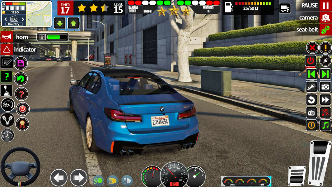 Car Driving Game 3D Simulator - Gameplay image of android game