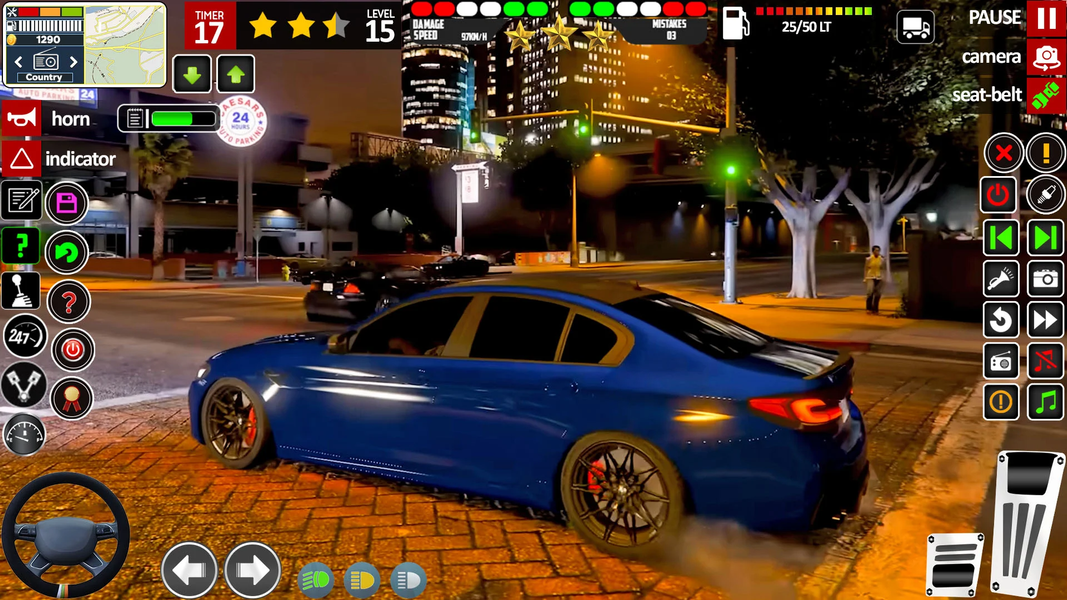 Car Driving Game 3D Simulator - Gameplay image of android game