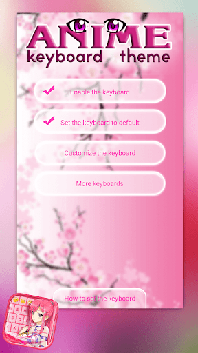 Anime Keyboard Theme - Image screenshot of android app