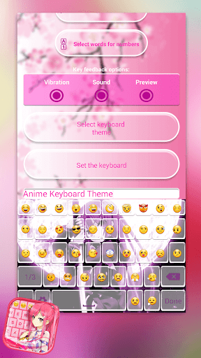 Anime Keyboard Theme - Image screenshot of android app