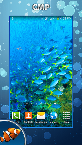 Aquarium Live Wallpaper - Image screenshot of android app