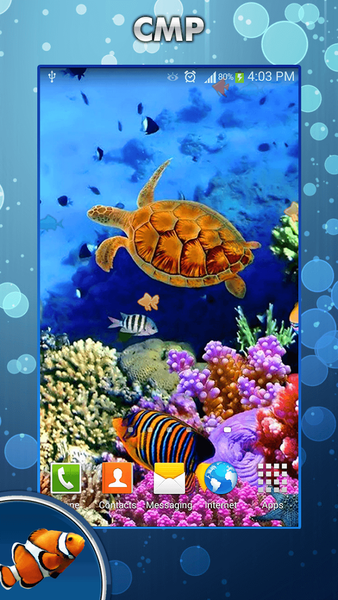 Aquarium Live Wallpaper - Image screenshot of android app