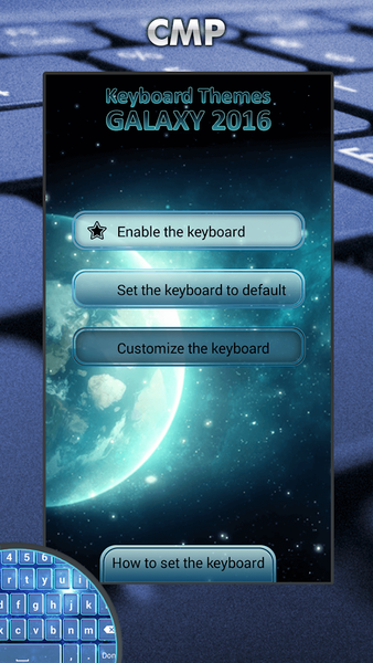 Keyboard Themes Galaxy 2017 - عکس برنامه موبایلی اندروید